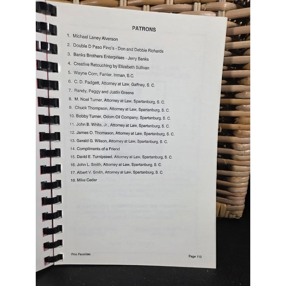 Fino Favorites Spiral Cookbook Piedmont‎ Paso Fino Horse Assn First Printing '89